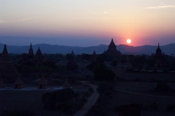 sunset Bagan